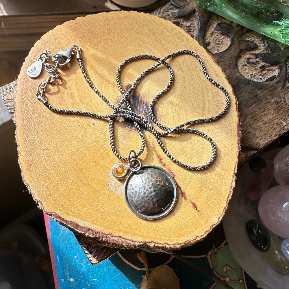 Silpada Faith Of A Mustard Seed Sterling Silver Pendant Necklace